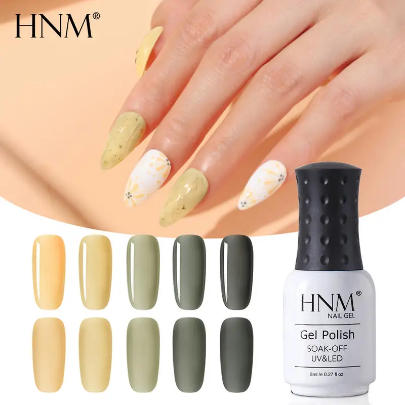 Гель-лак для ногтей HNM 8 мл УФ-светодиодный Праймер Полупостоянный маникюра |