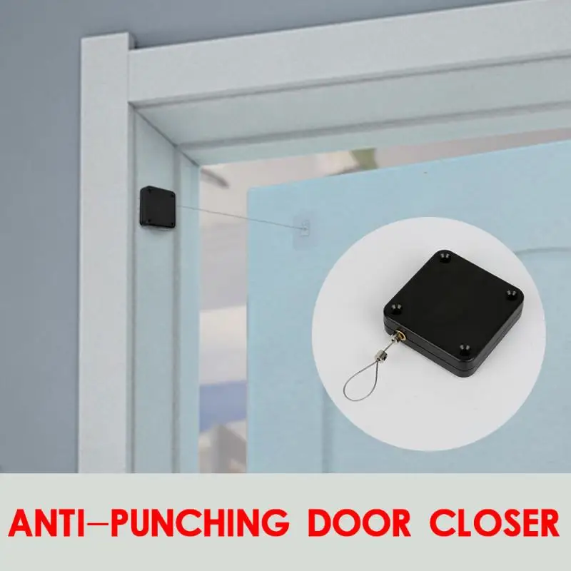 

Punch-freeSensor Door Closer Automatically Close For All Doors 800g Tension 2 Colors 1 Pcs Dropshipping