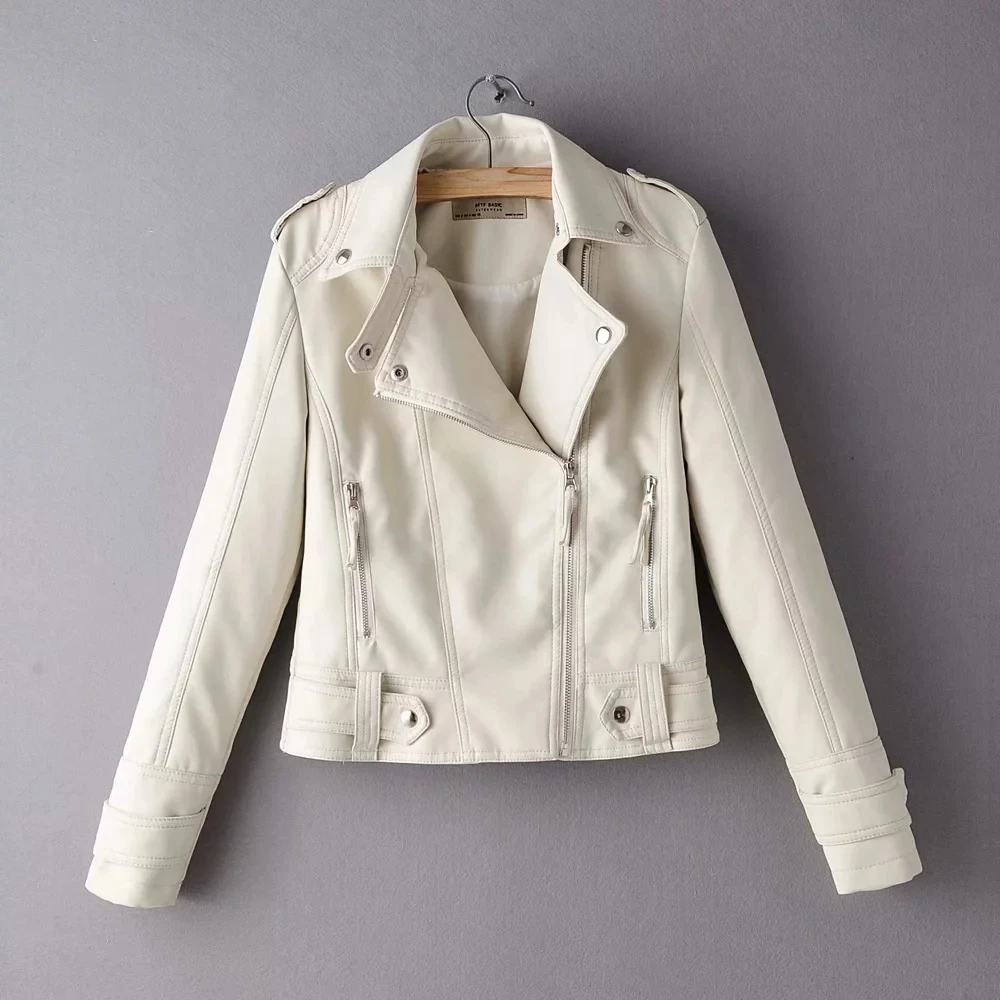 Модная женская куртка на молнии из искусственной замши черного и красного цвета