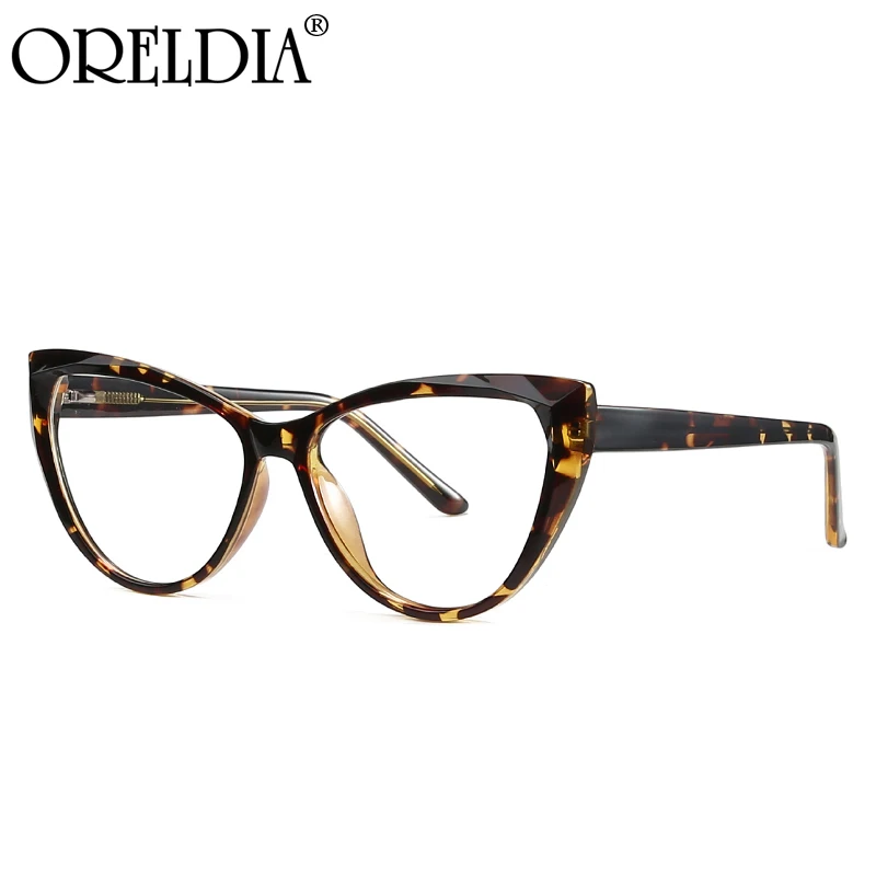 Модные солнцезащитные очки в стиле ретро оправа для очков кошачьи глаза женские