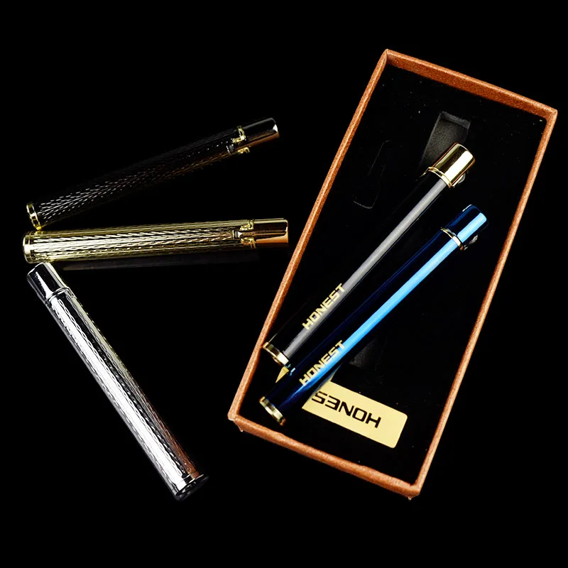 HONEST Creative Handy Зажигалка для сигарет форма кремневое колесо бутан многоразовая