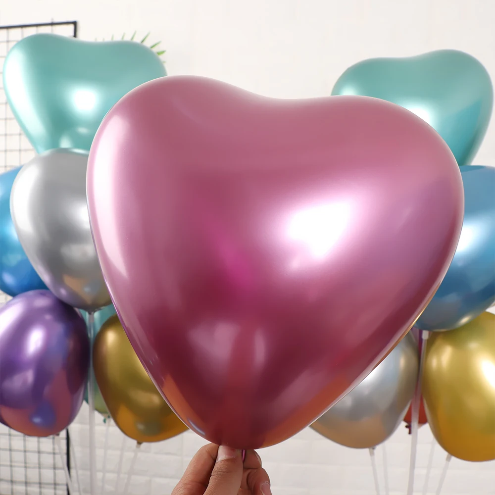 5 шт серебряные золотые шары из латекса цвета металлик жемчужные металлические