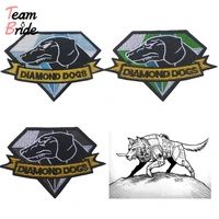 mgs metal gear solid metal gear 5 diamond dogs army embroidery badge embroidered patch appliques hook loop emblem badge