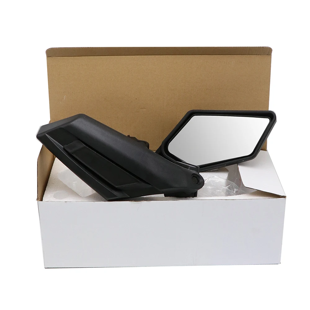 Alconstar 1 пара Зеркала заднего вида для мотоцикла с регулировкой HD плоский UTV