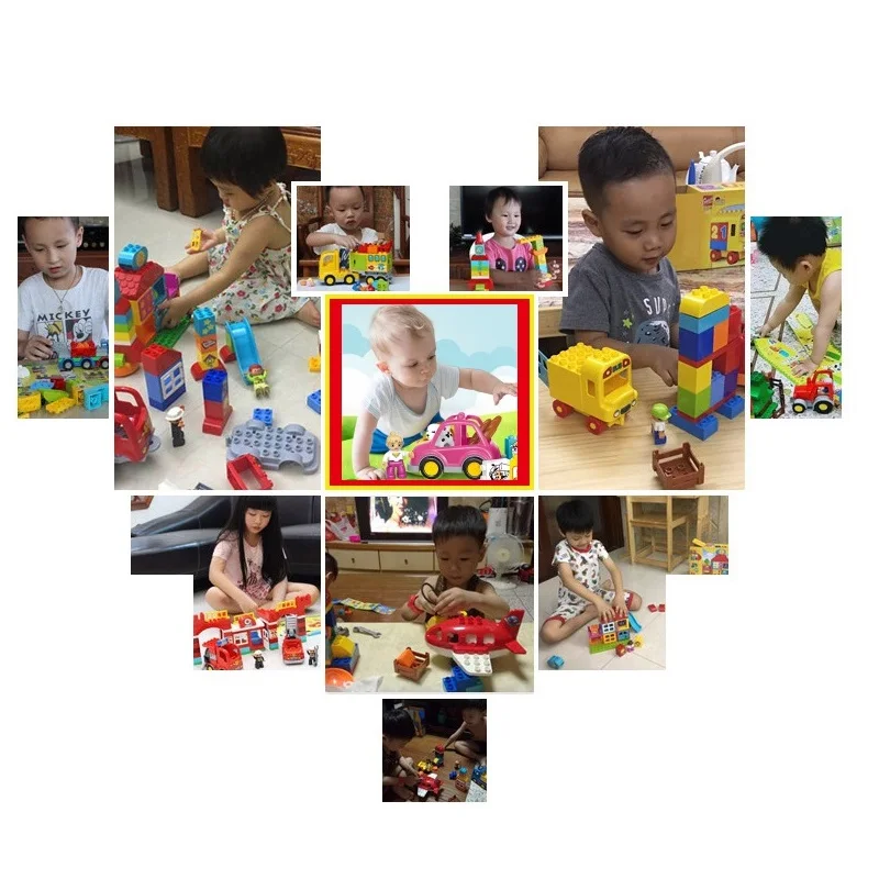 

Pink City Princess Blocks Large Particle DIY Fashion Figure House Compatible Brand Friends Building Bricks Gift for Your Girl