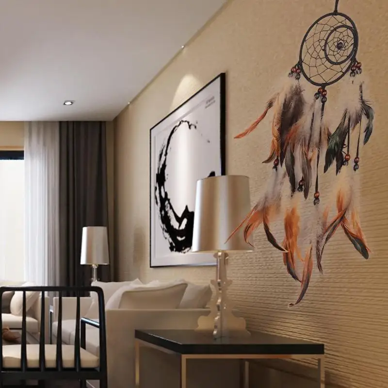 Фиолетовым пером поделки Ловец снов колокольчиков Хранитель ручной работы