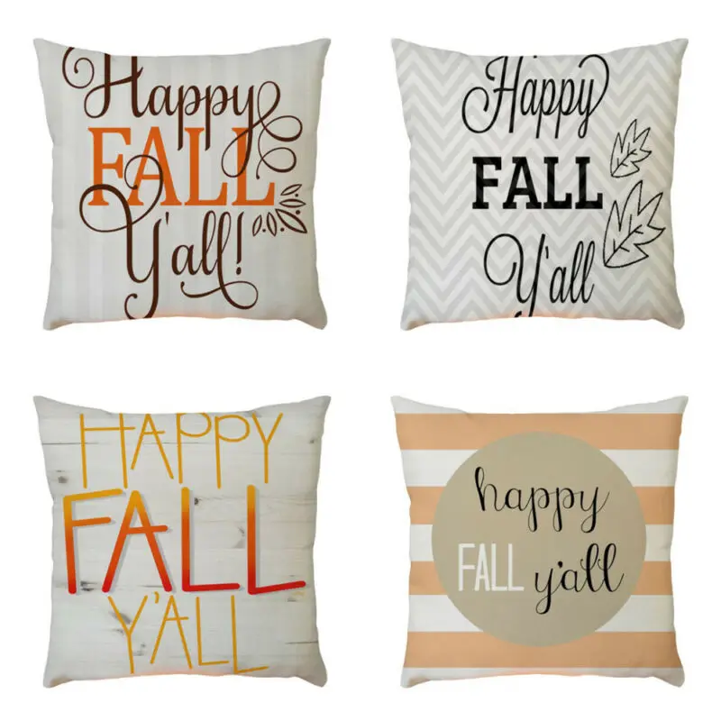 HGLEGYW квадратная Подушка Наволочка счастливая наволочка в стиле День