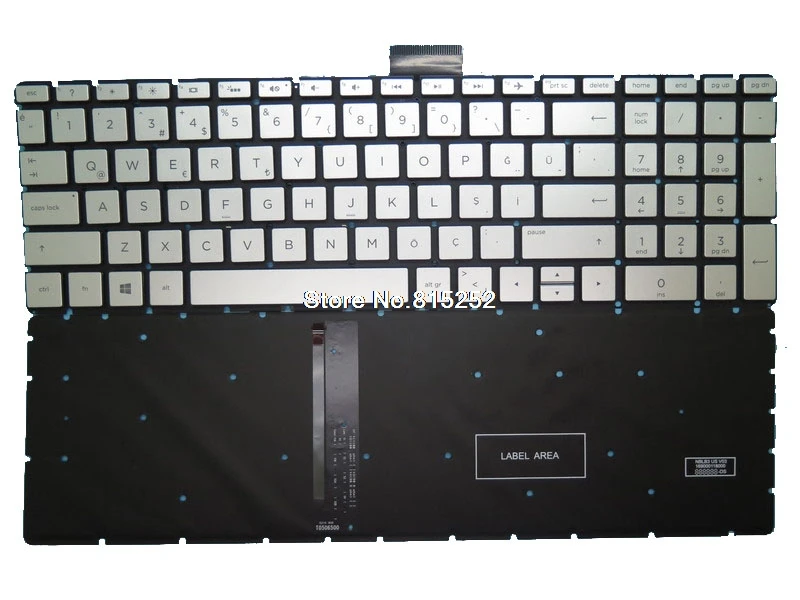 

Laptop backlit Keyboard For HP 17-AK000 17-AK014DS 17-AK015DS 17-AK017CY 17-AK018CY 17-AK019CY 17-AK020CY Turkish TR 919794-141