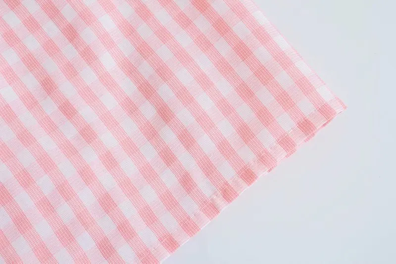 

Pink Dress Summer Puff Sleeve Slash Neck Lovely Beautiful Girl Shirring High Waist Sleeves To Close The Waist Thin Loose Dress