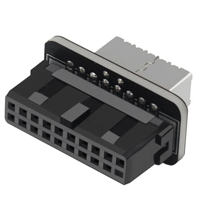 Материнская плата USB 3.0 19P/20P к штативу под углом 90 градусов | Компьютеры и офис
