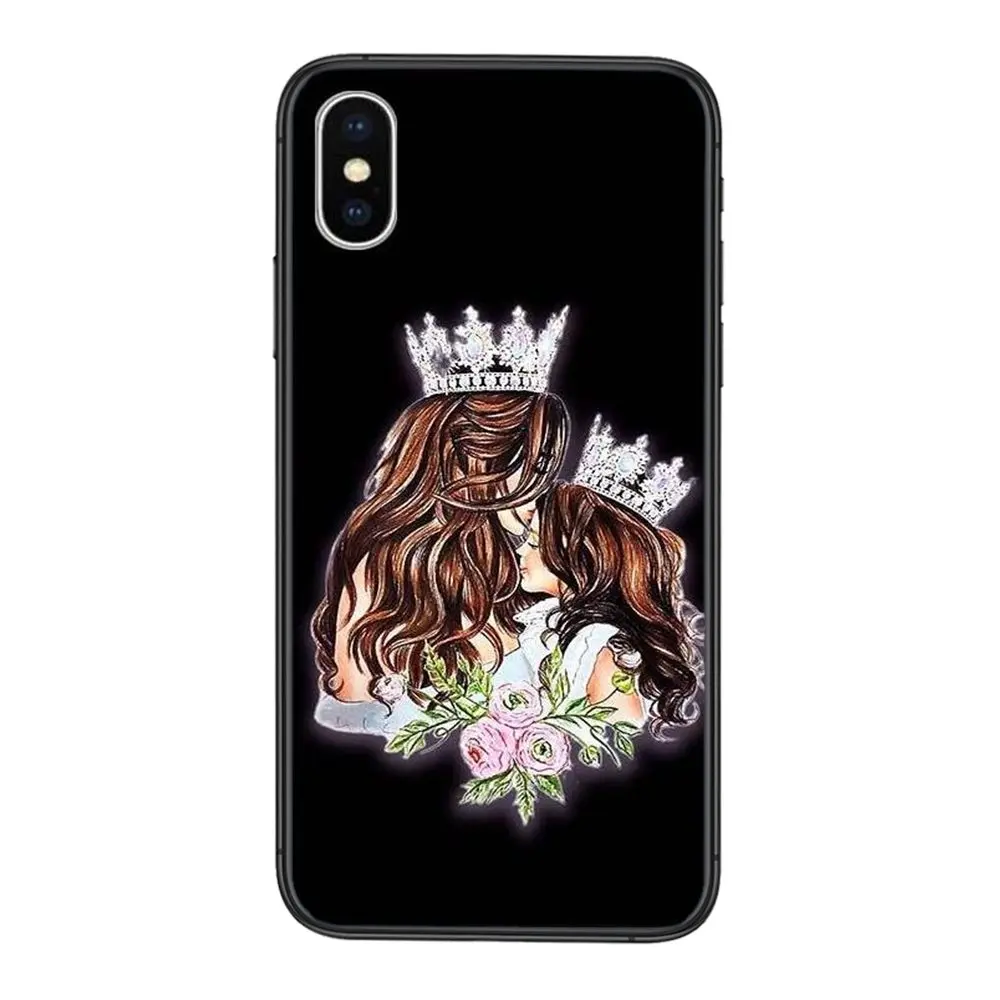 Мамы девочка королева черный новый для Xiaomi Mi11 M10 Mi10I Mi10S Mi10T Mi9 CC9 Note10 Poco F3 X3 Lite Pro