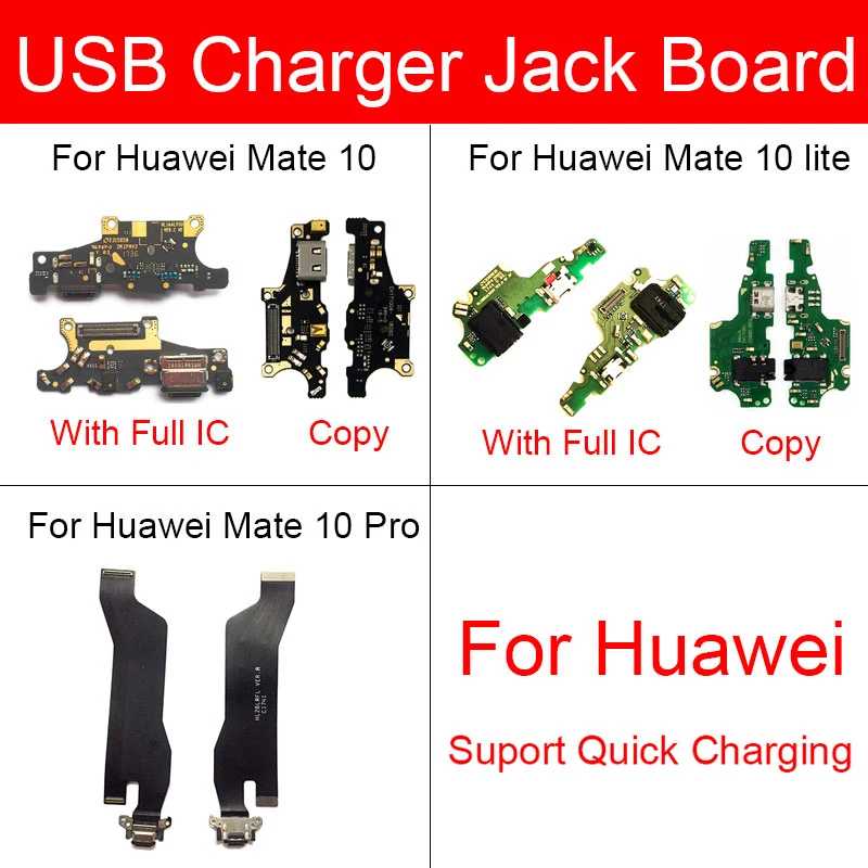Зарядное устройство USB разъем плата для Huawei Mate 10 /Lite/ Pro зарядный порт модуль Usb