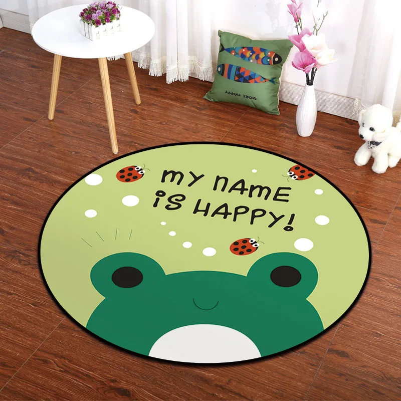 Современные ковры и с лягушкой для детей девочек дома гостиной декоративные