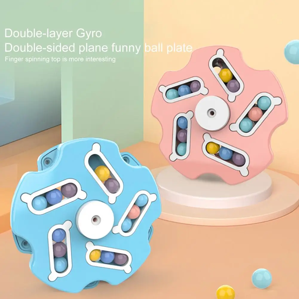 

Вращающийся Волшебный зеркальный разноцветные бусины игрушки для кончиков пальцев куб-фигурка разблокированный гироскоп офисный разблок...