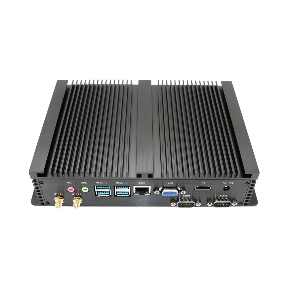 Безвентиляторный промышленный мини-ПК i7 4500U i5 4200U i3 5005U 24 часа работы 2 * COM HDMI VGA