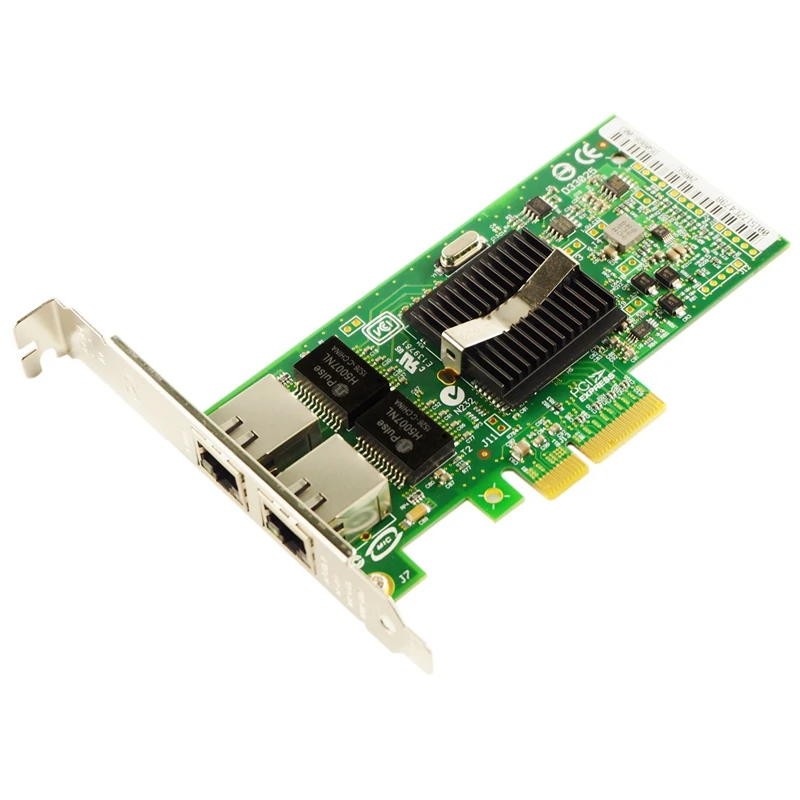 Сетевая карта для сервера с двойным портом емкостью 10BT/100Btx/1000Bt PT PRO/1000 Gigabit