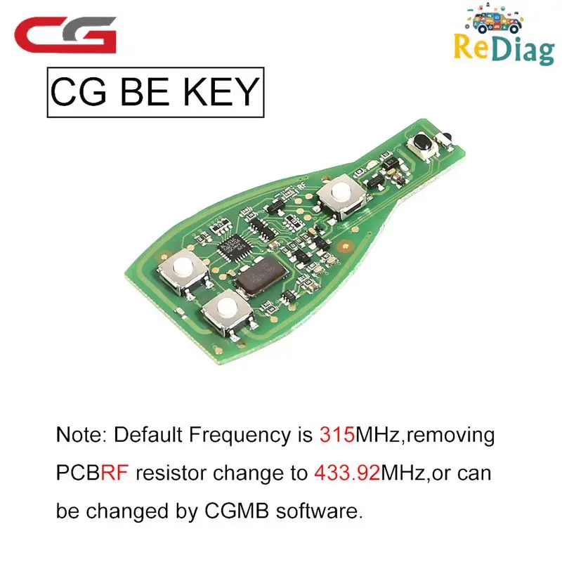 1 шт./5 шт./10 шт. CGDI MB CG BE Key V1.2 для Benz FBS3 Immo многоразовая работа с программатором