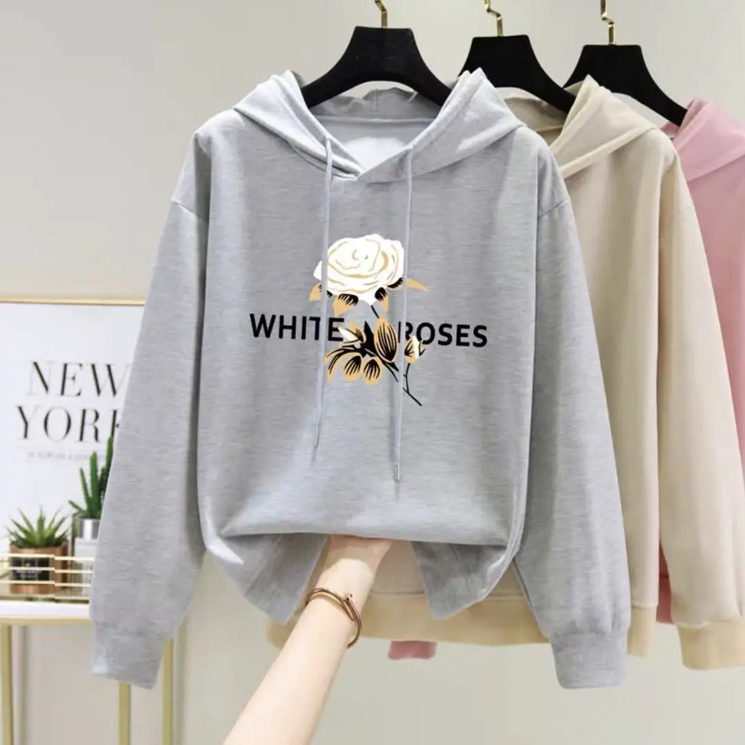 

Кашемировая утепленная толстовка женская повседневная одежда осень-зима Корейская версия блузки для студентов