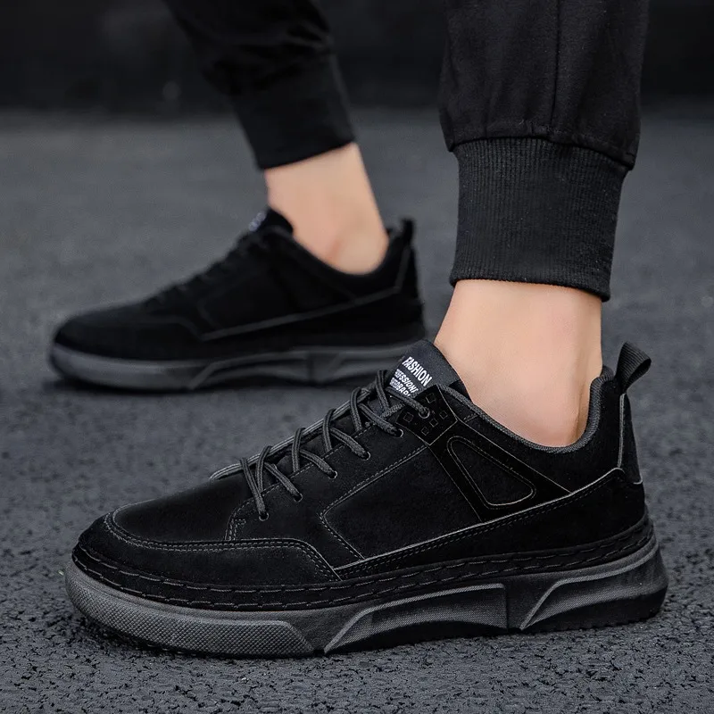 Мужские кроссовки на шнурках летние дышащие из кожи 2019| |