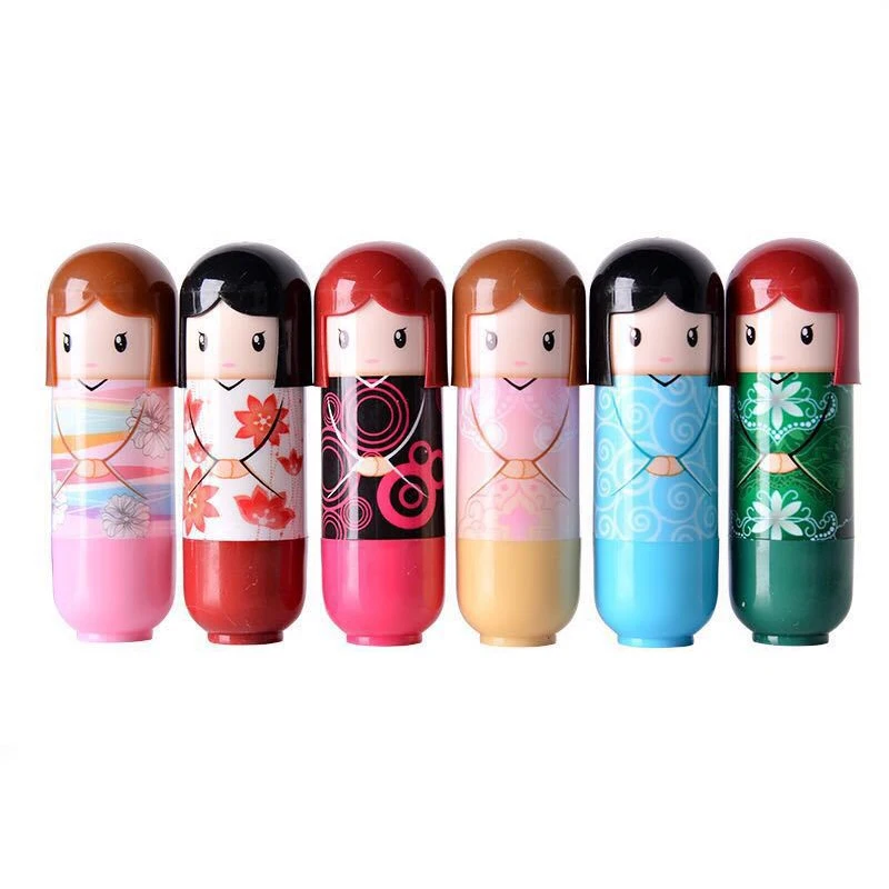 Бальзам для губ милый мультяшный увлажняющий антирастрескивающий помада