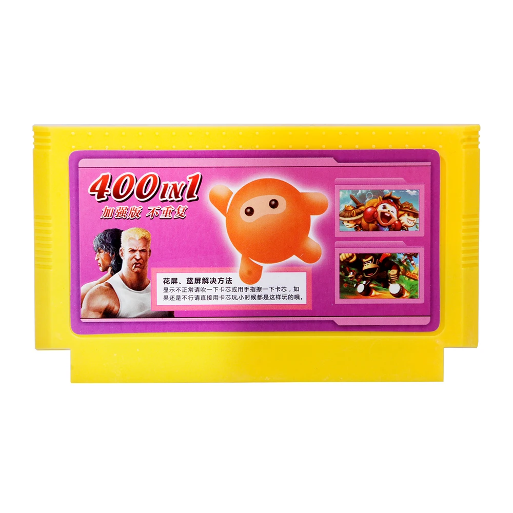 JRGK игровая карта для 8 битной игровой консоли Новое поступление 2 шт. набор 400 в 1