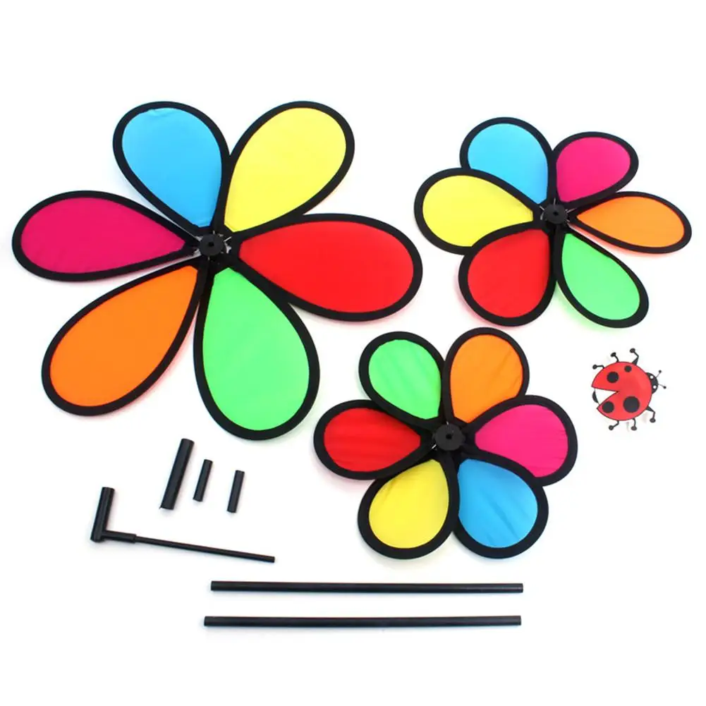 Новое поступление Разноцветные радужные Dazy тройные Колеса цветок Спиннер