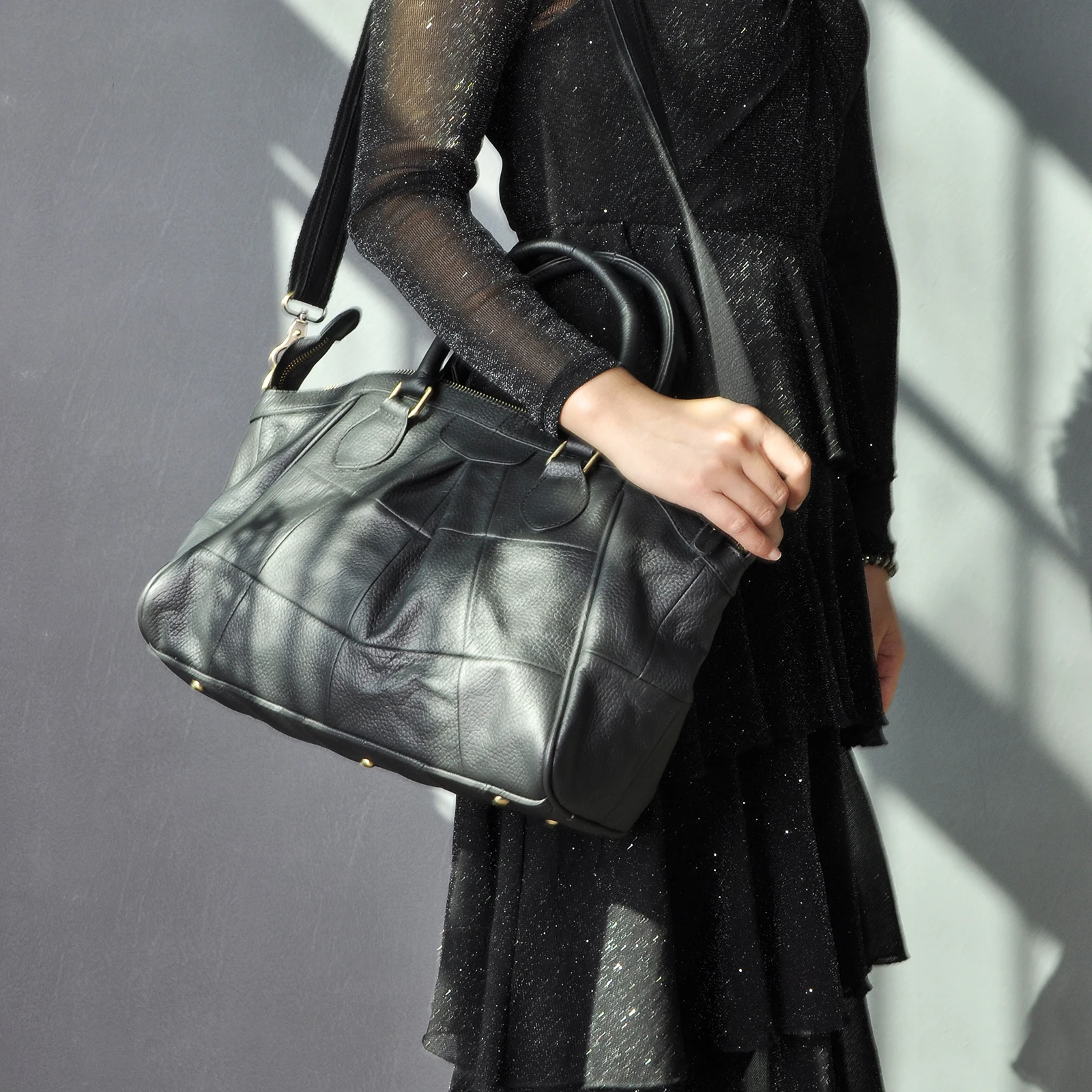 Повседневная дизайнерская дамская сумочка из натуральной кожи мессенджер на