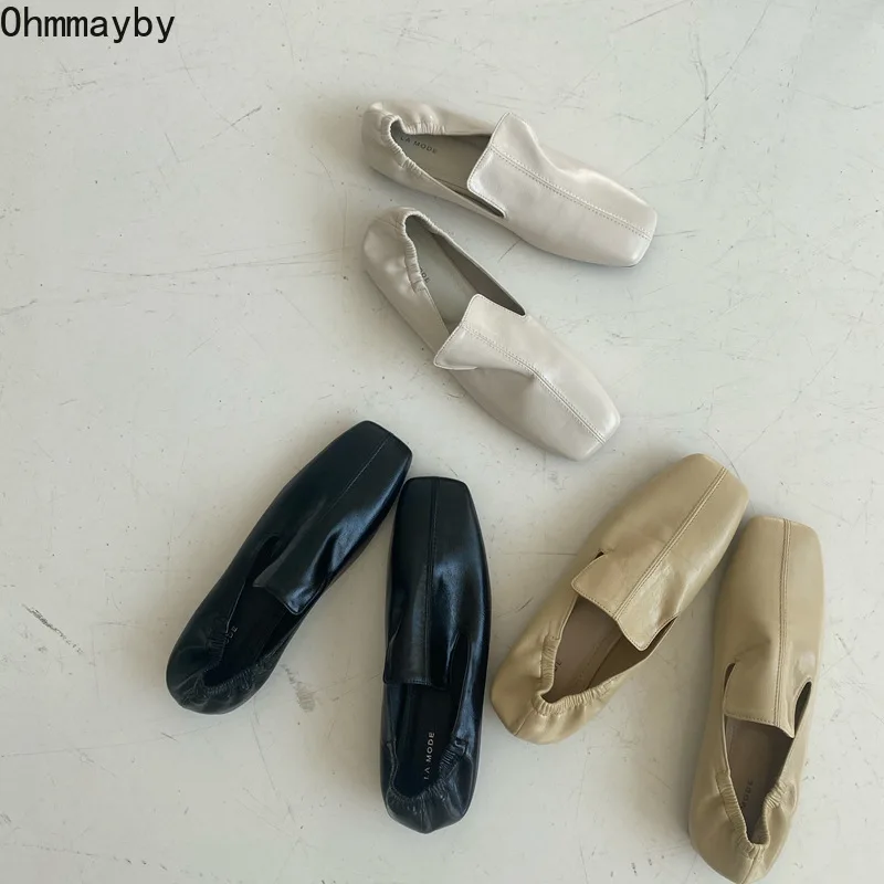 

Женские босоножки без шнуровки, белые босоножки из искусственной кожи, с круглым носком, без застежки, на плоской подошве, 2021