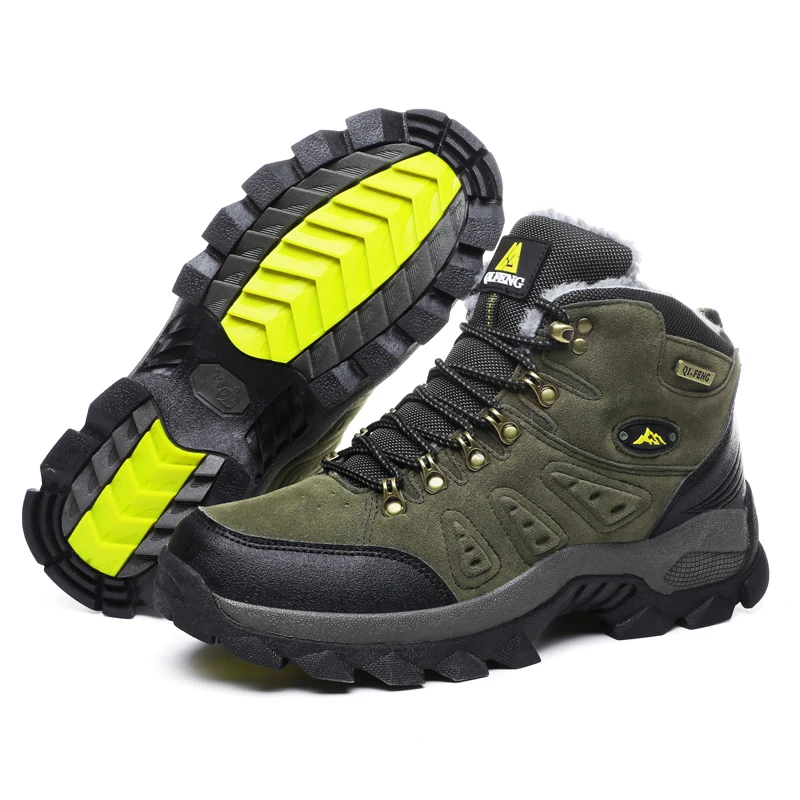 Men Hiking Shoes Winter Mountain Climbing Boots Sport Trekking Camping Shoes Military Boots