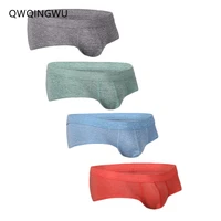 4pcslot mens underwear pouch boxer shorts mens boxer shorts cotton sexy male underwear cueca low waist underpants boxers