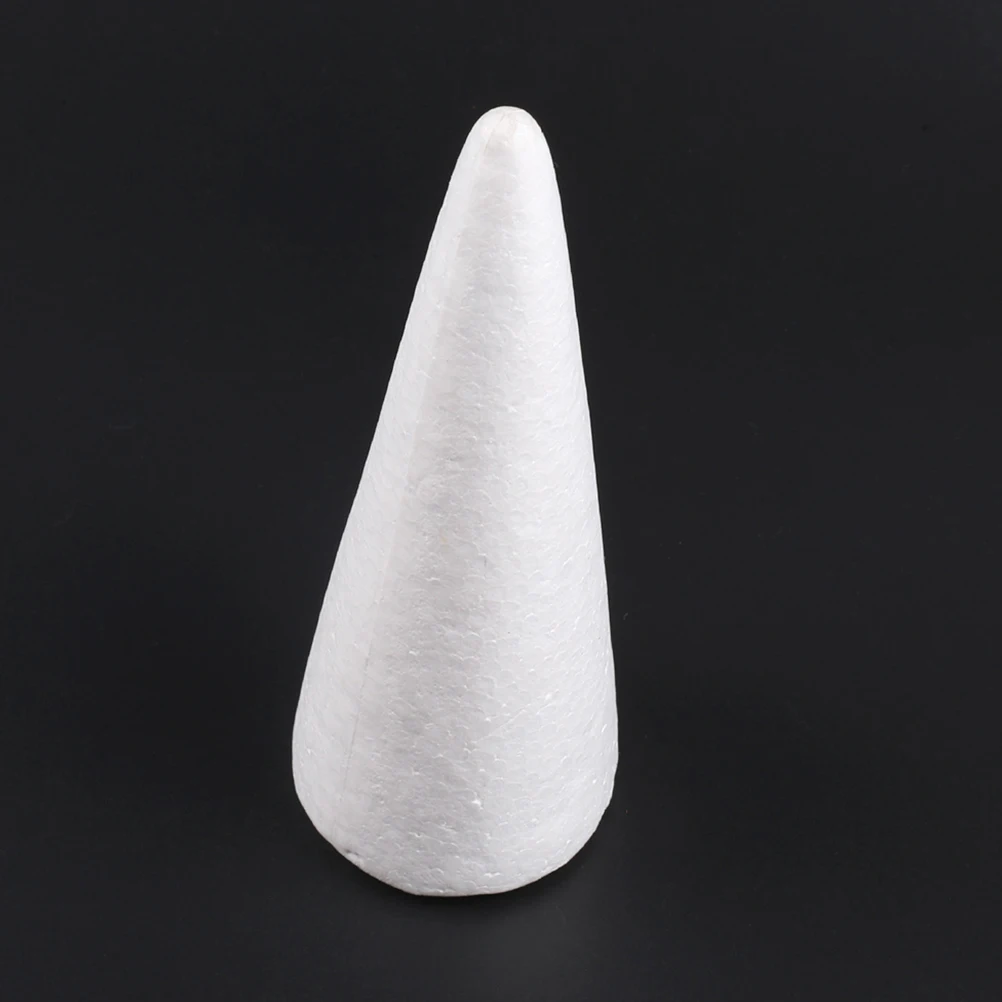 30 см белый твердый пенопласт DIY конус для детей ручной работы Craft Cone аксессуары
