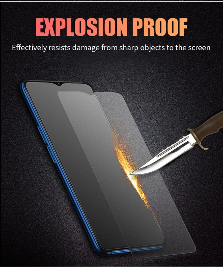 Матовая защита для экрана из закаленного стекла для Oneplus 7 Pro 6 6T 5T 5 матовая защитная пленка из закаленного стекла