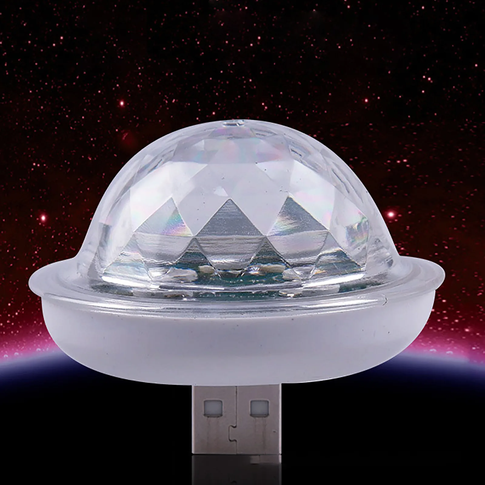 Portable Usb Led Atmosphere Light Stage Magic Dj Disco Ball Lamp Indoor Home Party To Apple Android Phone | Дом и сад