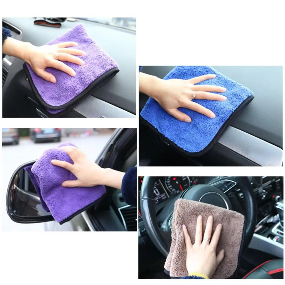 

50% HOT SALES!!! Microfiber Thicken Water Absorption Car Washing Polishing Cloth Cleaning Towel