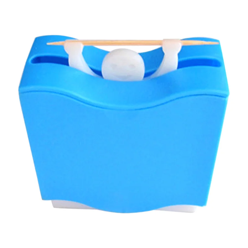 

1/5pcs Lifting Man Type Toothpick Dispenser Automatic Toothpick Box Household Supplies HE