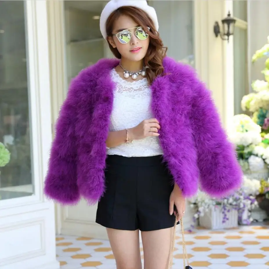 

Зимняя модная Новая женская куртка, Женская облегающая куртка из натурального меха индейки с длинным рукавом, верхняя одежда L1532