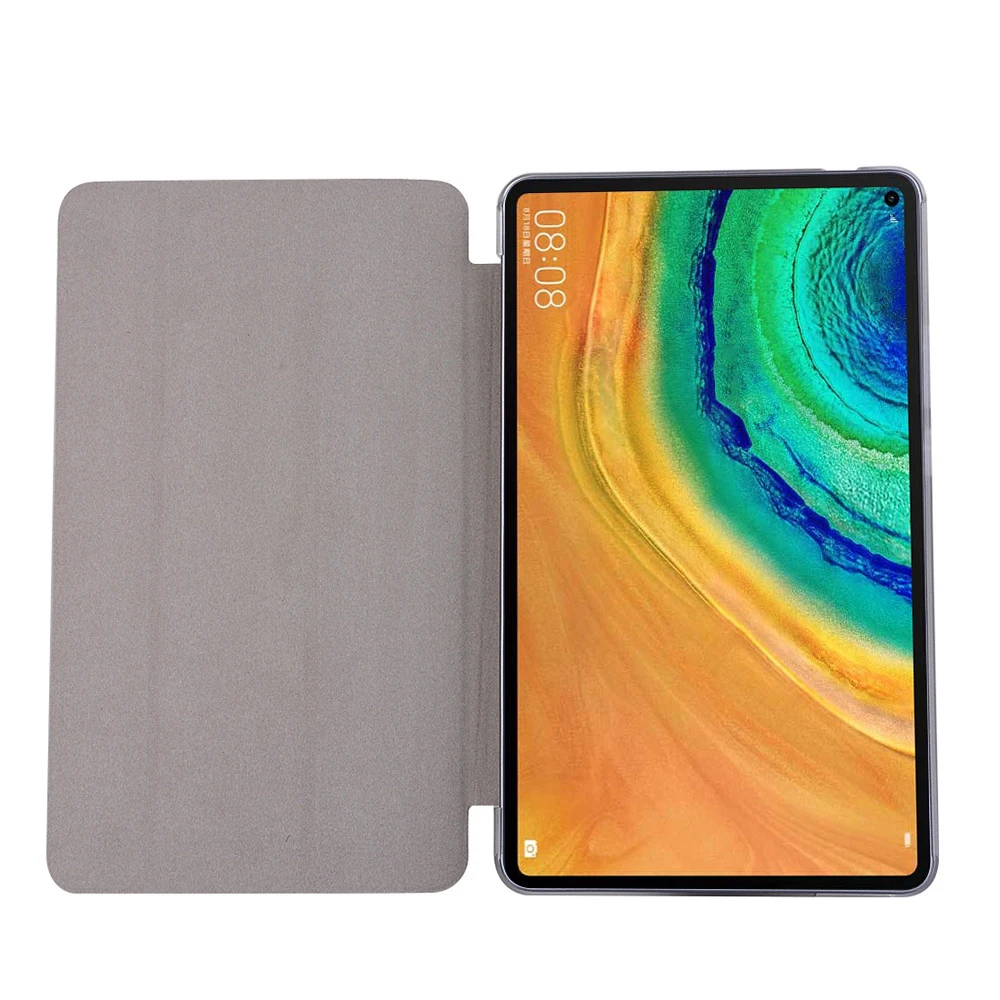 Для huawei MatePad Pro 10 8 дюймов Чехол чехол из полиуретановой кожи для планшета три