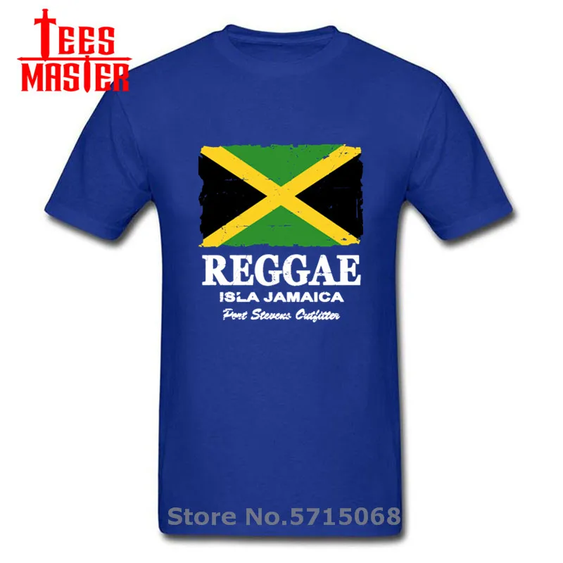 Раста регги Ямайка Национальный флаг футболка Модная хлопковая с коротким
