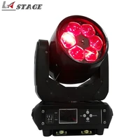 free shipping 6x40w rgbw 4in1 super beam moving head light led stage disco dj dmx lamp laser show christmas party light