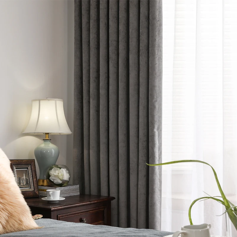 Роскошные плотные бархатные занавески для гостиной столовой спальни простые