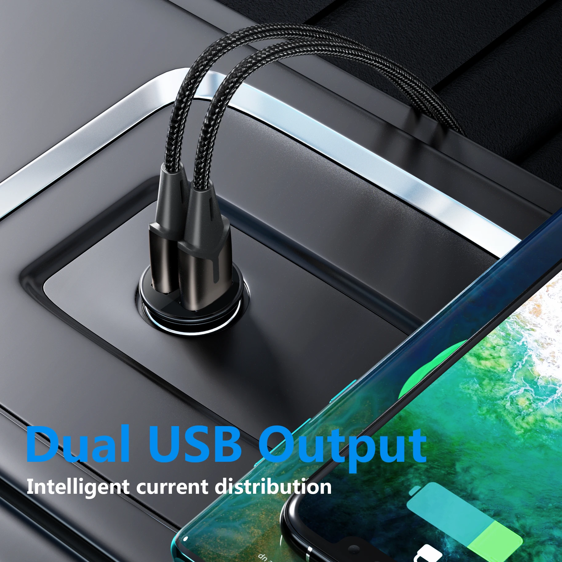MANTIS USB Автомобильное зарядное устройство 4.8A Мини Автомобильный Адаптер зарядного устройства для телефона в автомобиле для samsung S10 Plus Xiaomi Redmi Note 7 iPhone 11 XR XS 8