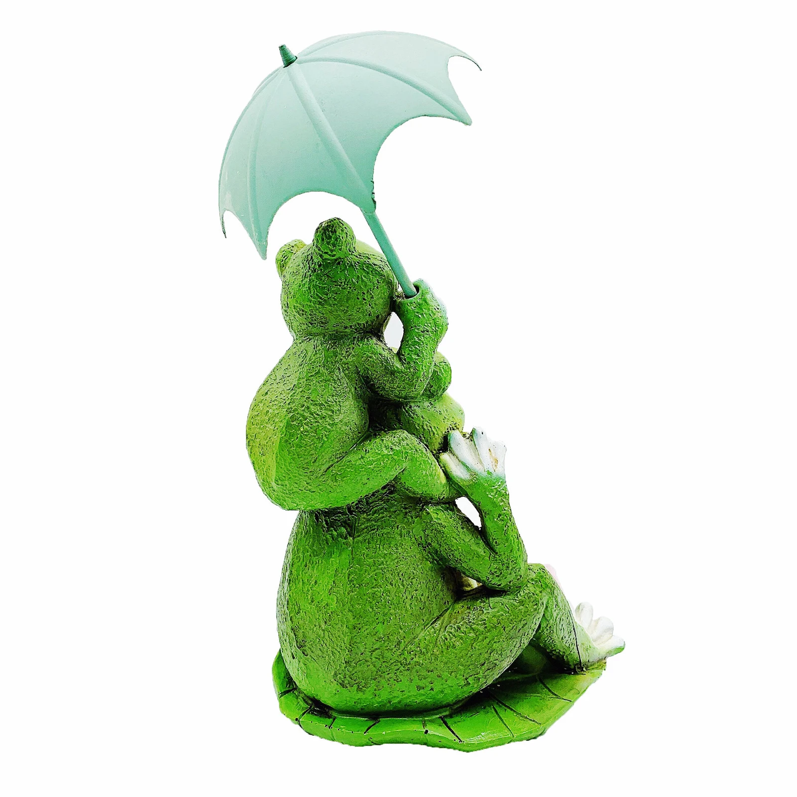 

Frog Parenting Figurine Garden Decor Welcome Sign Resin Statue for Patio Yard Decoration Ornament Gift