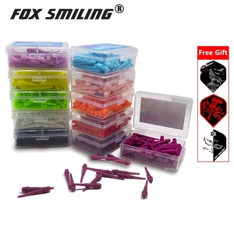 80 шт 25 мм Красочные Профессиональные Дартс мягкий наконечник для мягких