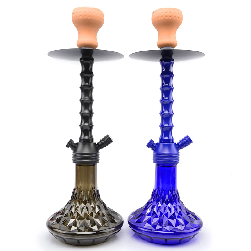 

Arab Shisha Acrylic Hookah Single Plastic Pipe Chicha Ceramics Bowl Cachimba Luxury Narguil Smoking Accessories Gift