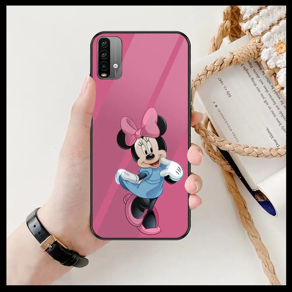 

Disney Cartoon Mouse Phone Case For XiaoMi Redmi 11lite ultra 9 8A 7A 6 A Pro T 5G K40 Anime Black Cover Silicone Back Pret