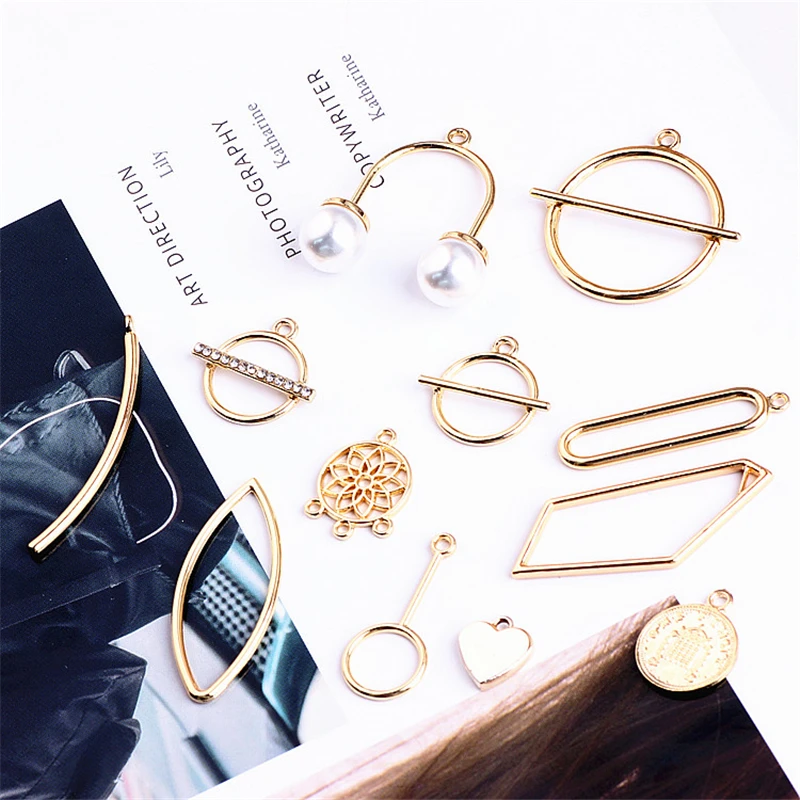 6 шт Горячая продажа сплав геометрической формы креативные женские серьги