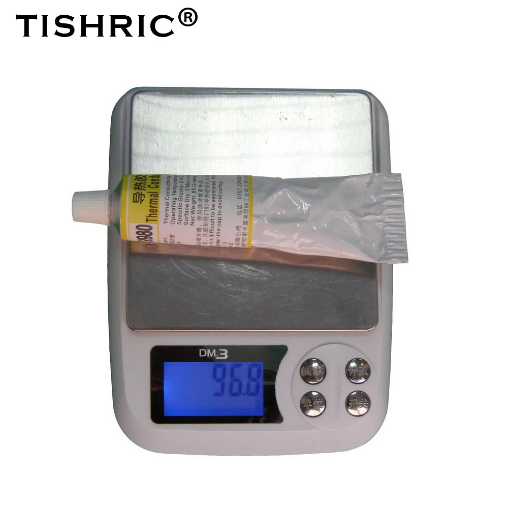 TISHRIC 10 г/85 г GD9980 термопроводящая клейкая паста силиконовый пластырь кулер для