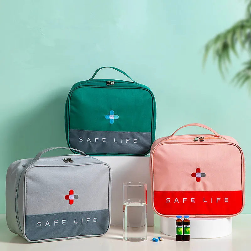 

Outdoor First Aid Kit Bag Travel Portable Medicine Package Emergency Fabric Bags Medicine Storage Bag Multifunctional Organizer