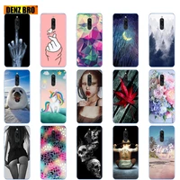 silicon case for xiaomi redmi 8 cases full protection soft tpu back cover on redmi 8 bumper hongmi 8 phone shell painting coque