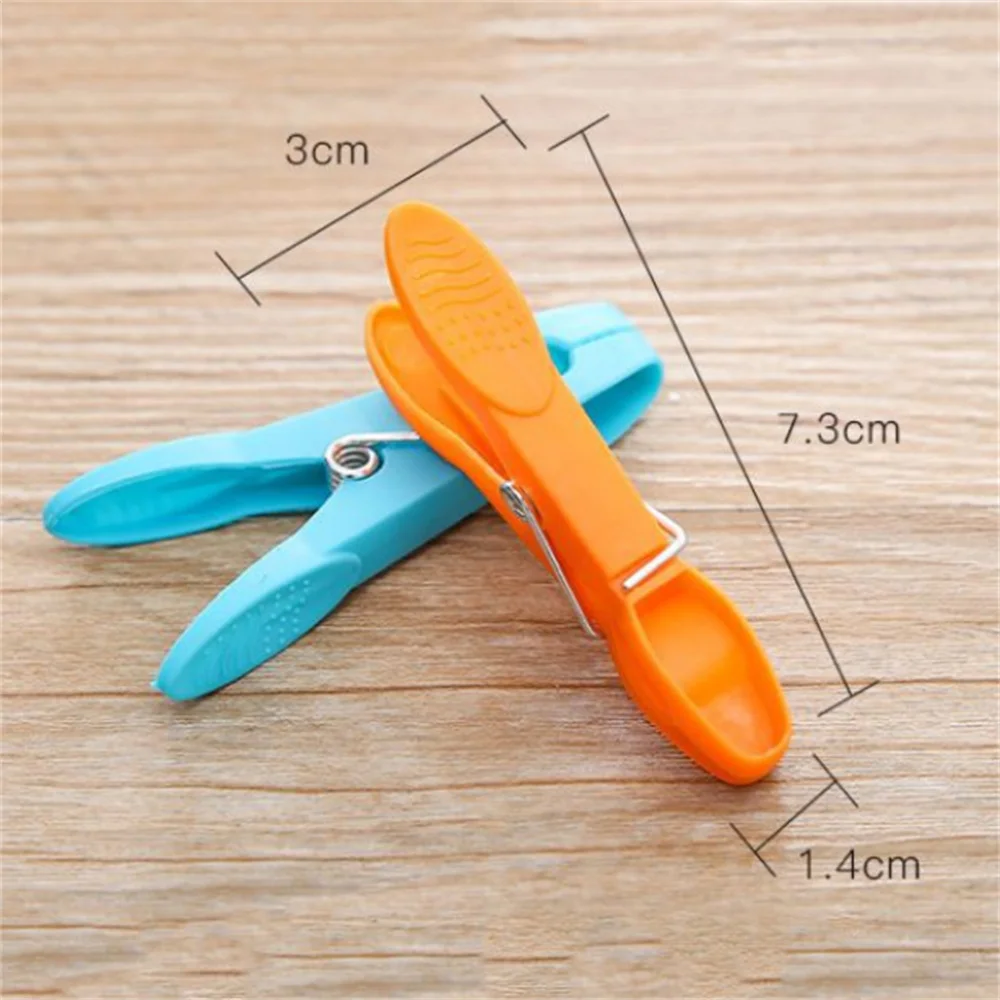 

24pcs Laundry Clothespins Hanging Pegs Clips Plastic Cabides Hangers Racks Clothespins Kitchen Quality Hangers